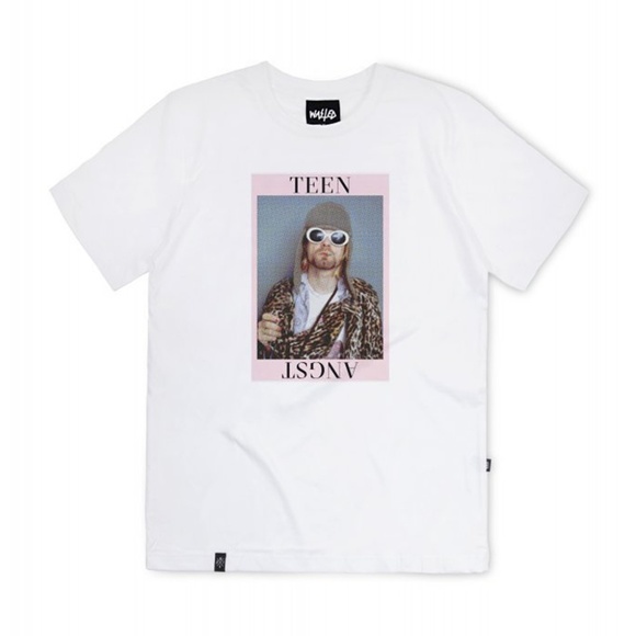 wasted paris Other - Wasted Paris Kurt Cobain Teen Angst T shirt White